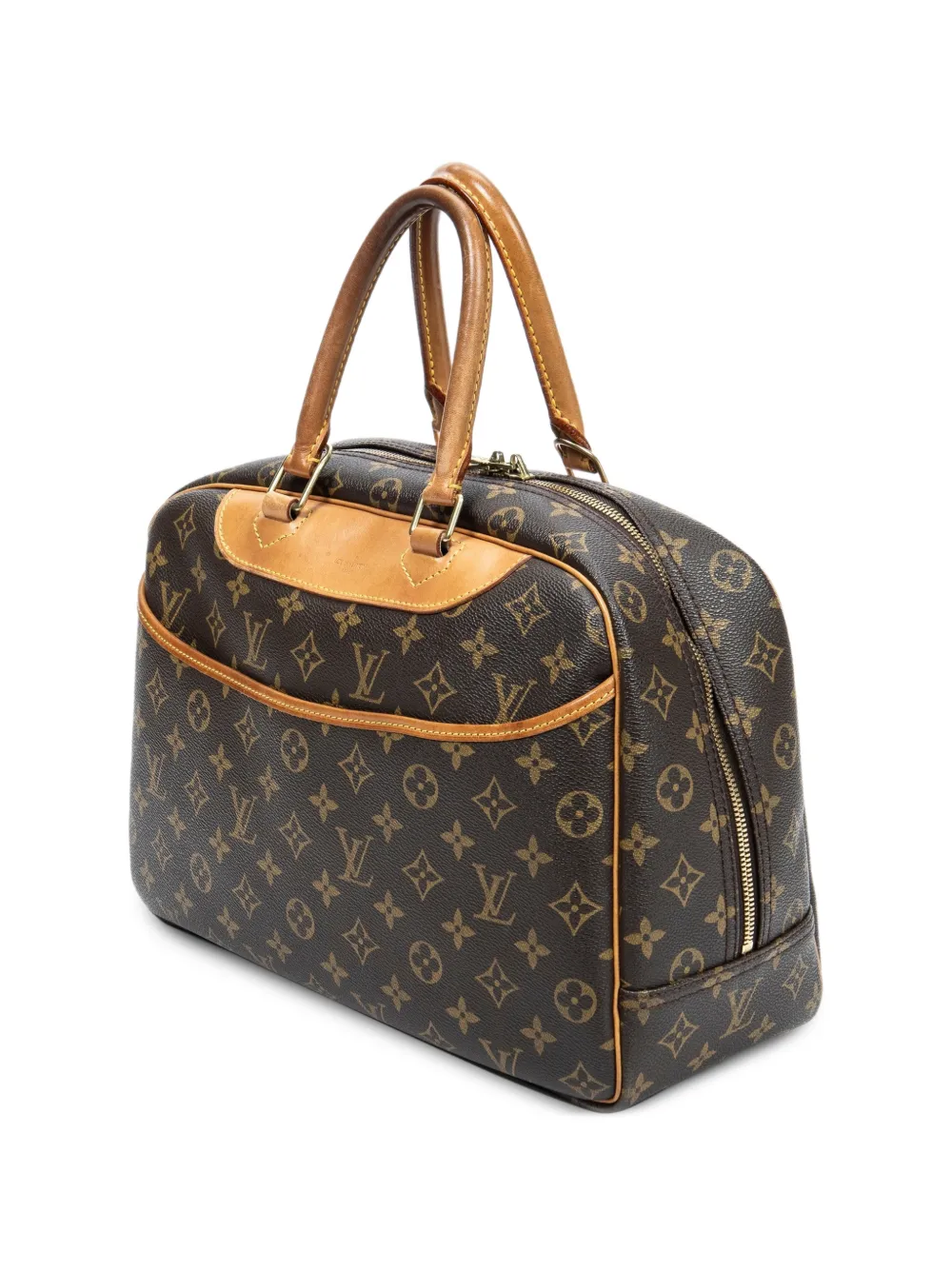 Louis Vuitton Pre-Owned Deauville shopper met monogram-patroon Bruin