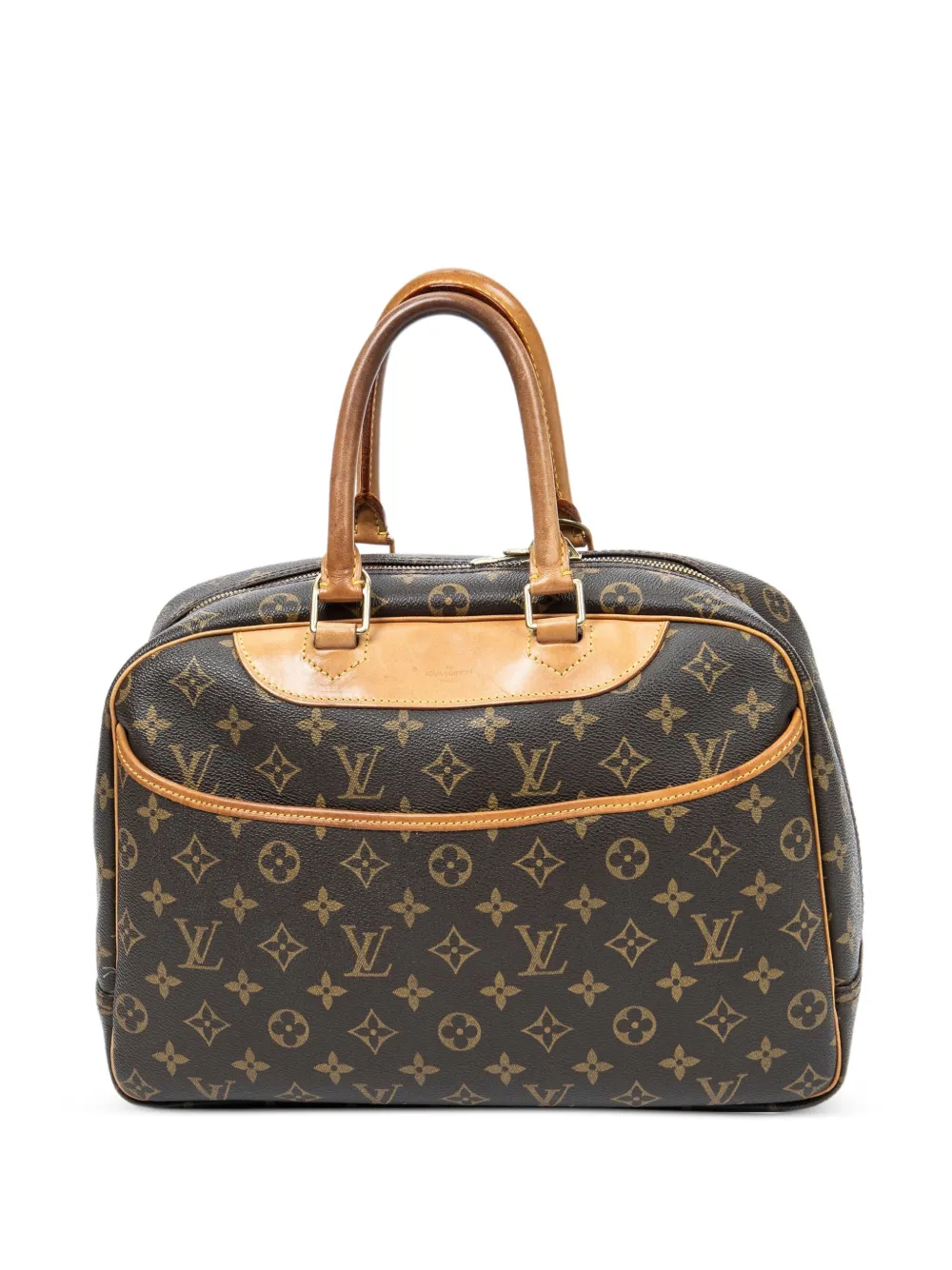 Louis Vuitton Pre-Owned Deauville shopper met monogram-patroon Bruin