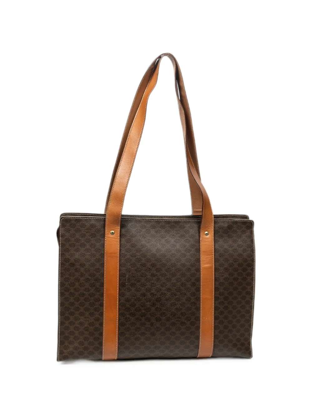 Celine Pre-Owned Pre-owned Macadam shopper met patroon Bruin