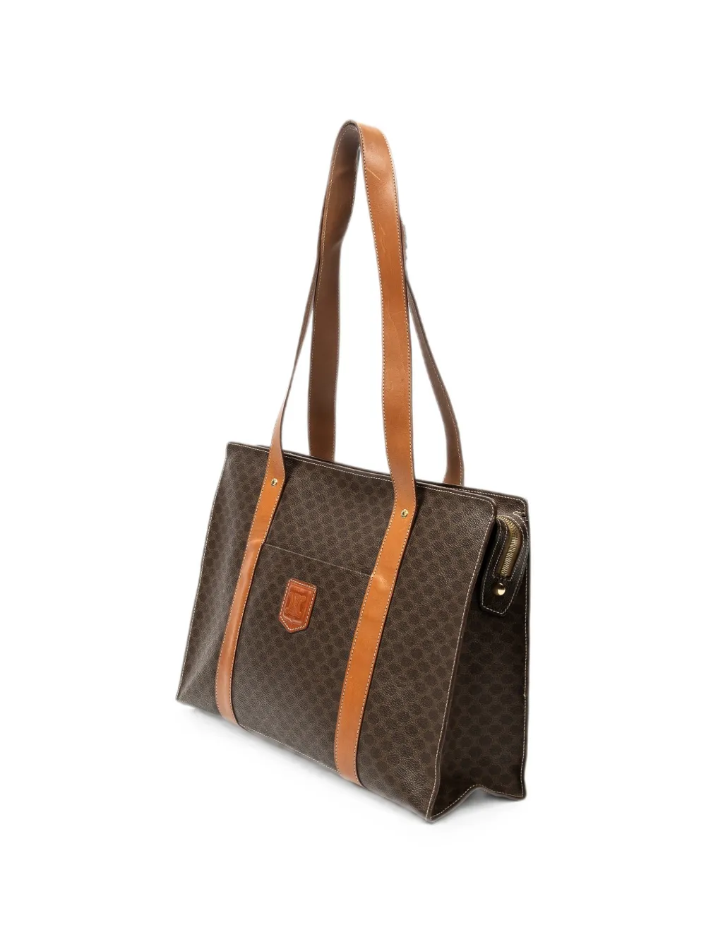 Celine Pre-Owned Pre-owned Macadam shopper met patroon Bruin