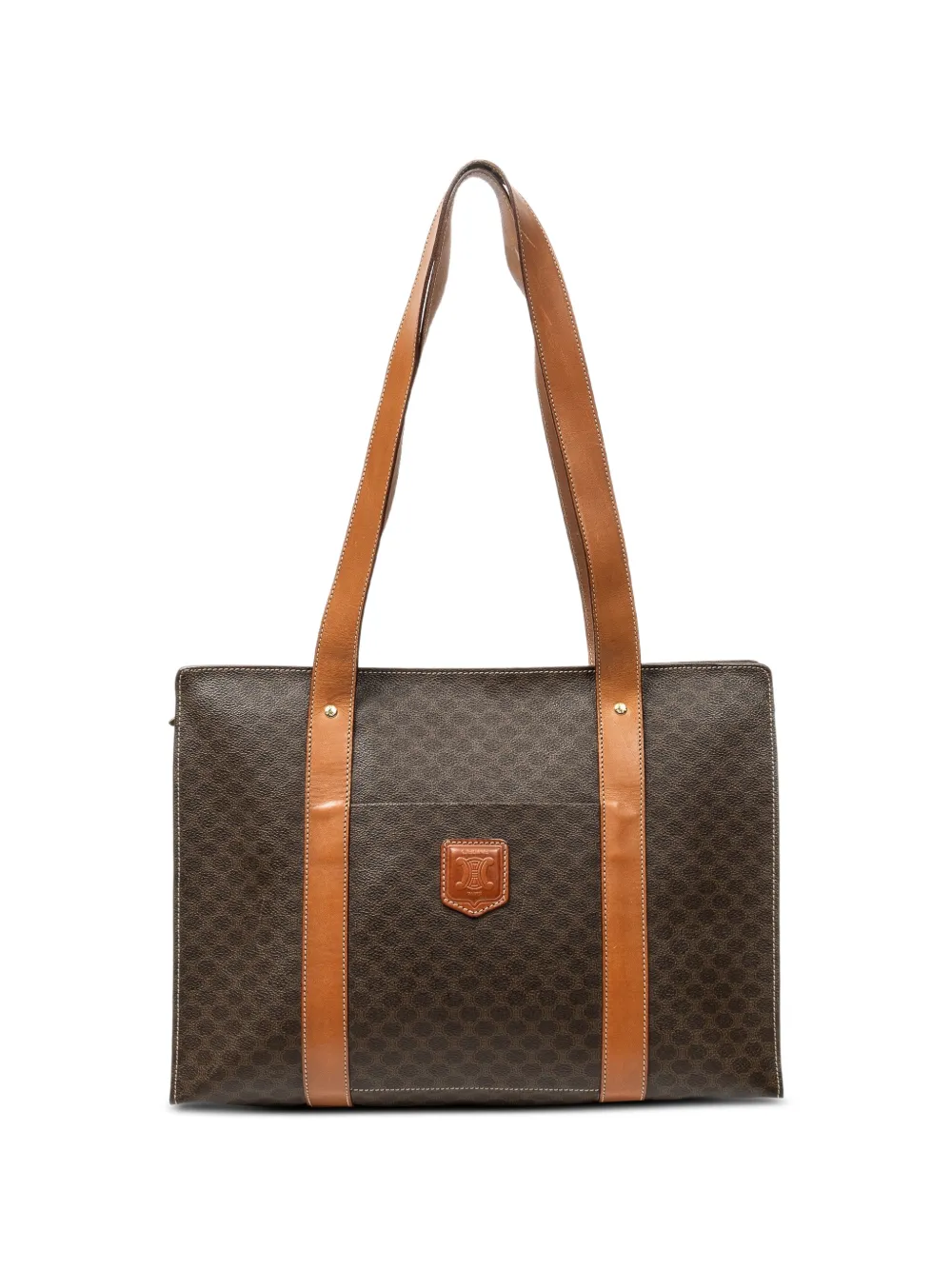 Celine Pre-Owned Macadam pattern tote bag - Marrone