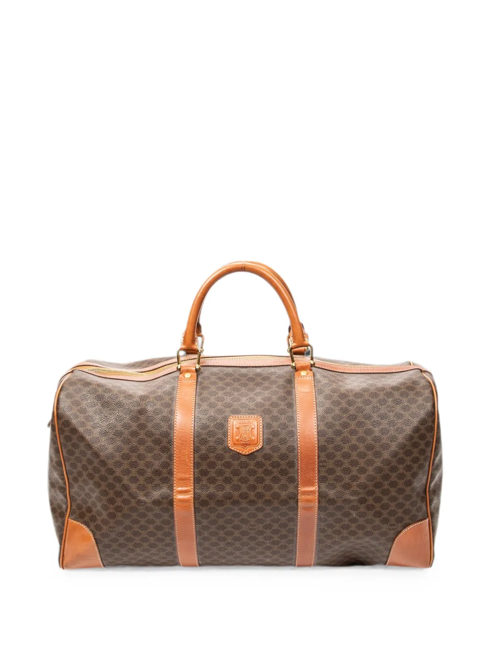 Celine Pre-Owned large Macadam luggage - Brown