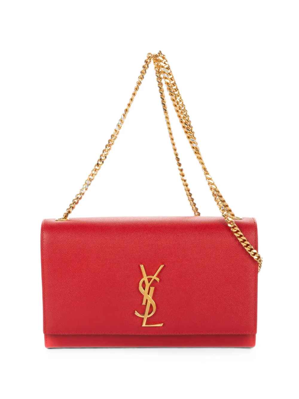 Saint Laurent Pre-Owned medium Kate chain-strap crossbody bag - Red