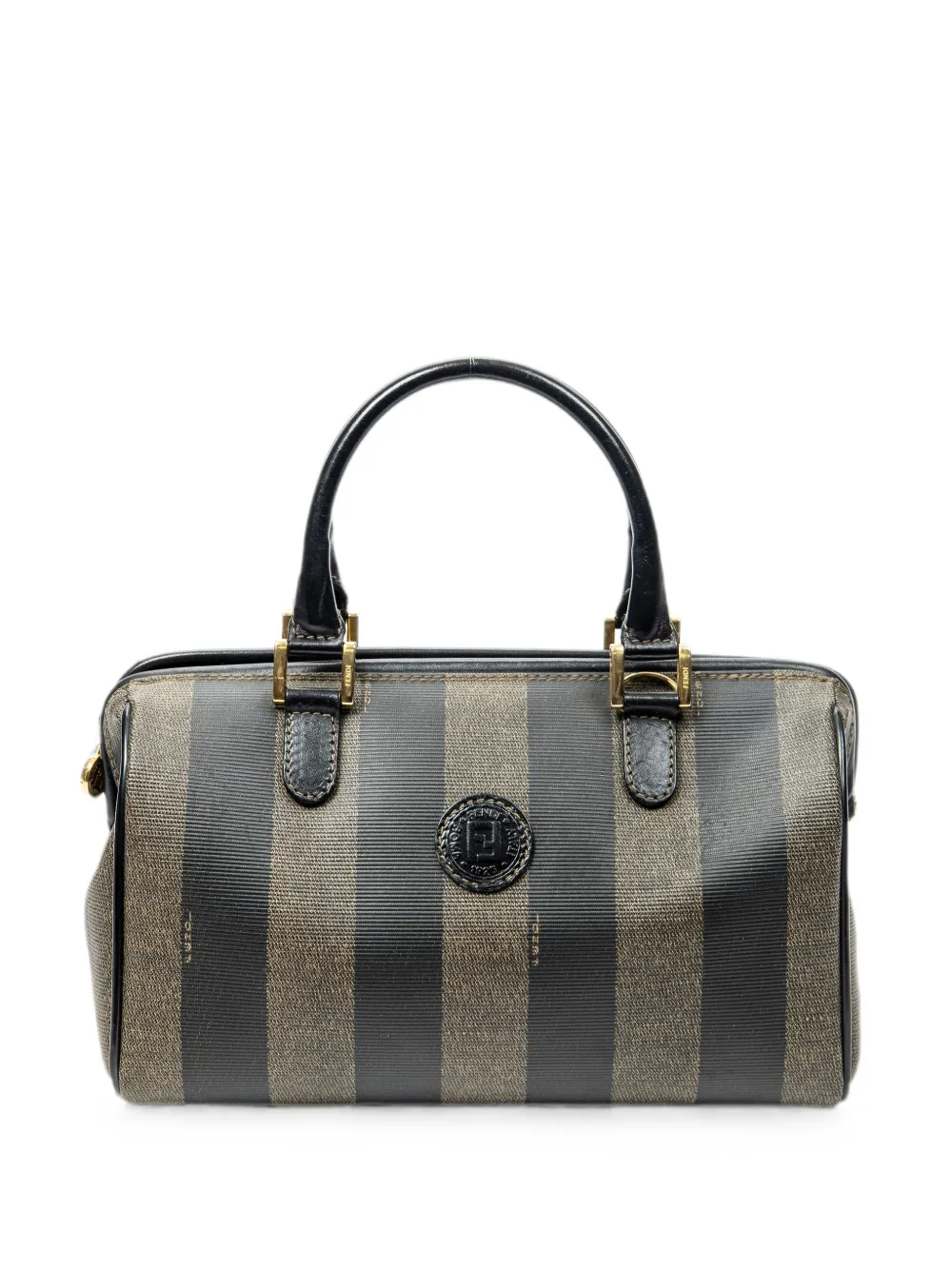 Fendi Pre-Owned mini Pequin Boston tote bag - Braun