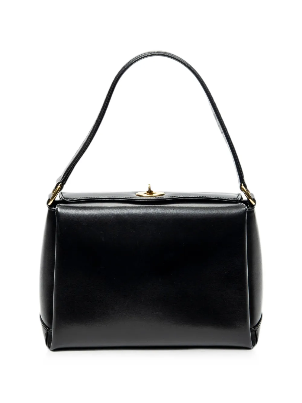 Gucci Pre-Owned fold-over top-handle tote bag - Nero