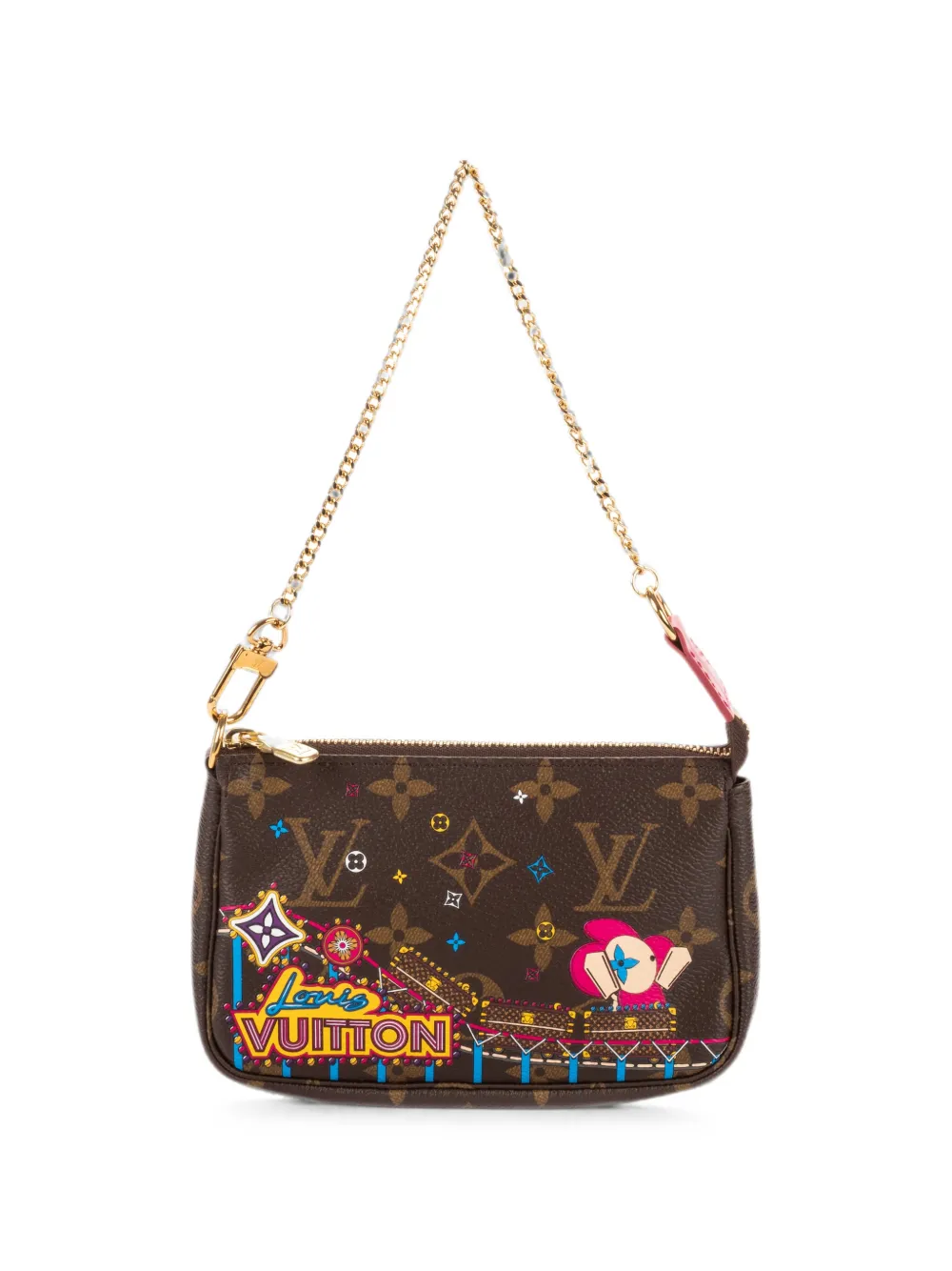 Louis Vuitton Pre-Owned mini monogram-pattern shoulder bag - Brown