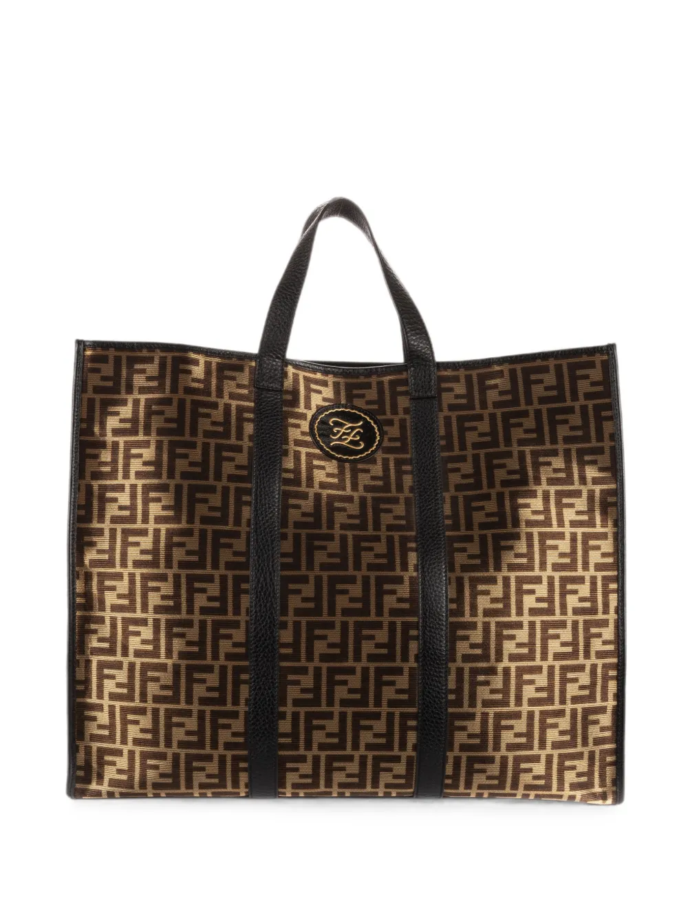 Fendi Pre-Owned monogram-pattern tote bag - Brown