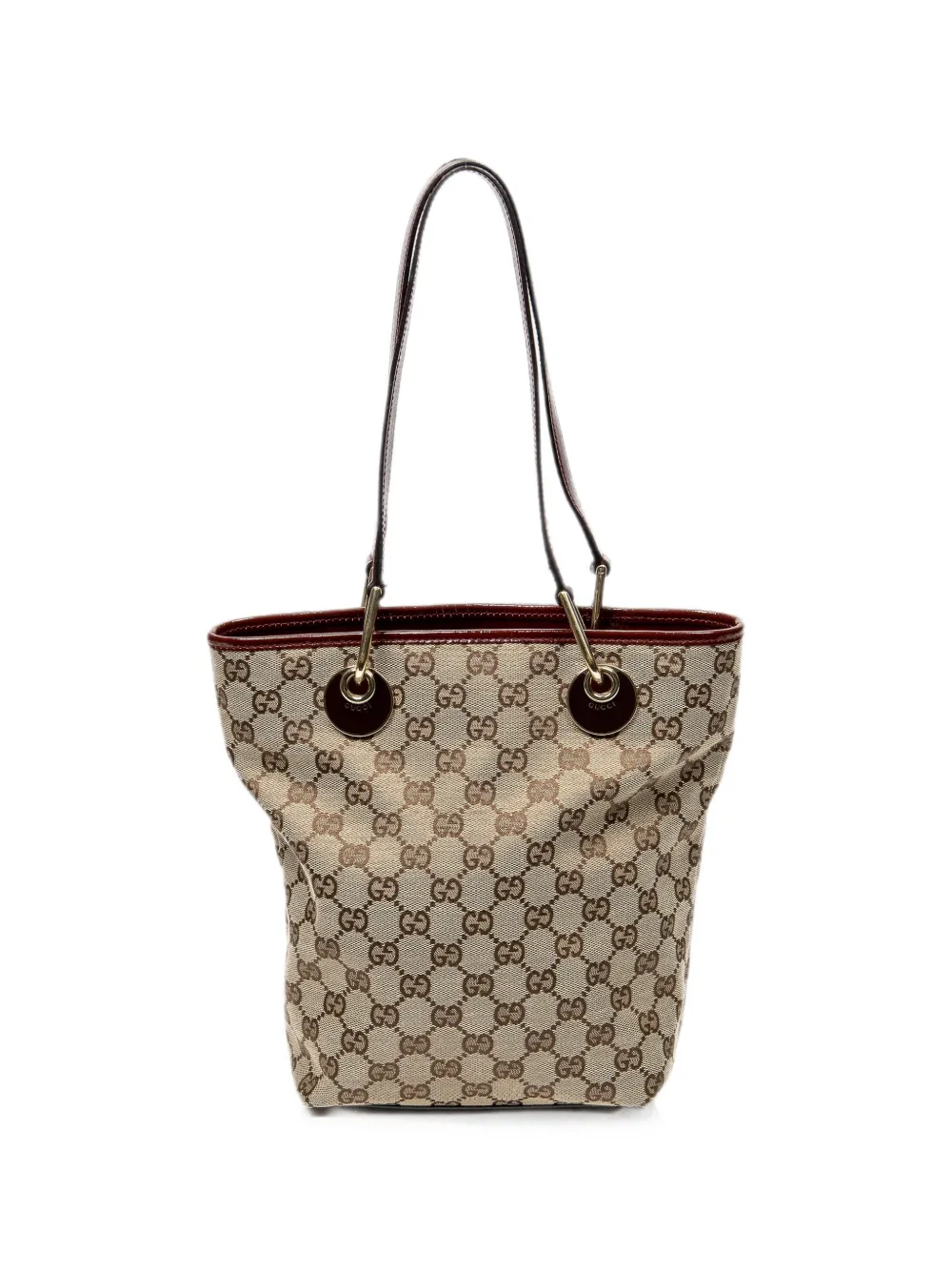 Gucci Pre-Owned small Eclipse monogram-pattern shoulder bag - Toni neutri