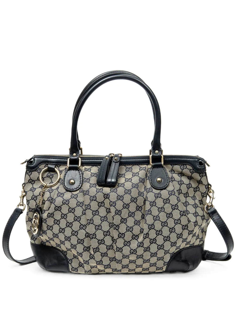 Gucci Pre-Owned medium Sukey monogram-pattern tote bag - Neutrals