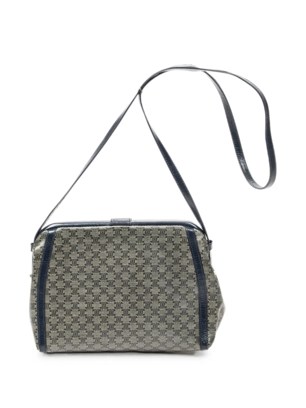 Celine Pre-Owned Macadam schoudertas met montuur Blauw