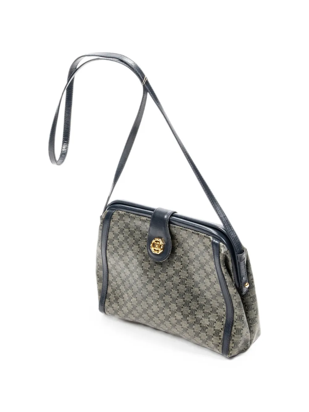 Celine Pre-Owned Macadam schoudertas met montuur Blauw