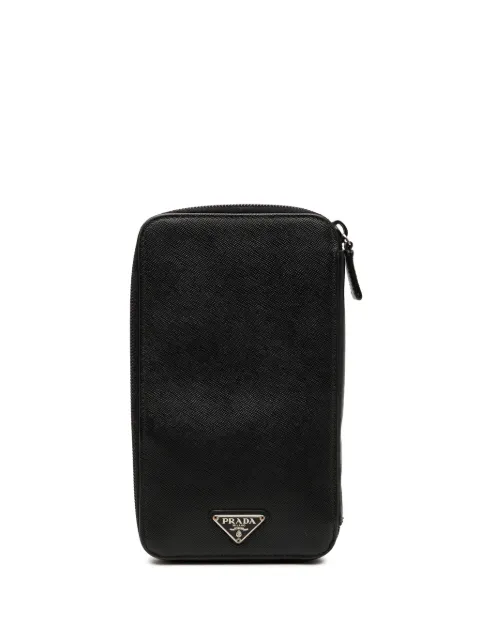 Prada Pre-Owned 2000-2013 Saffiano Zip Around Wallet long wallets
