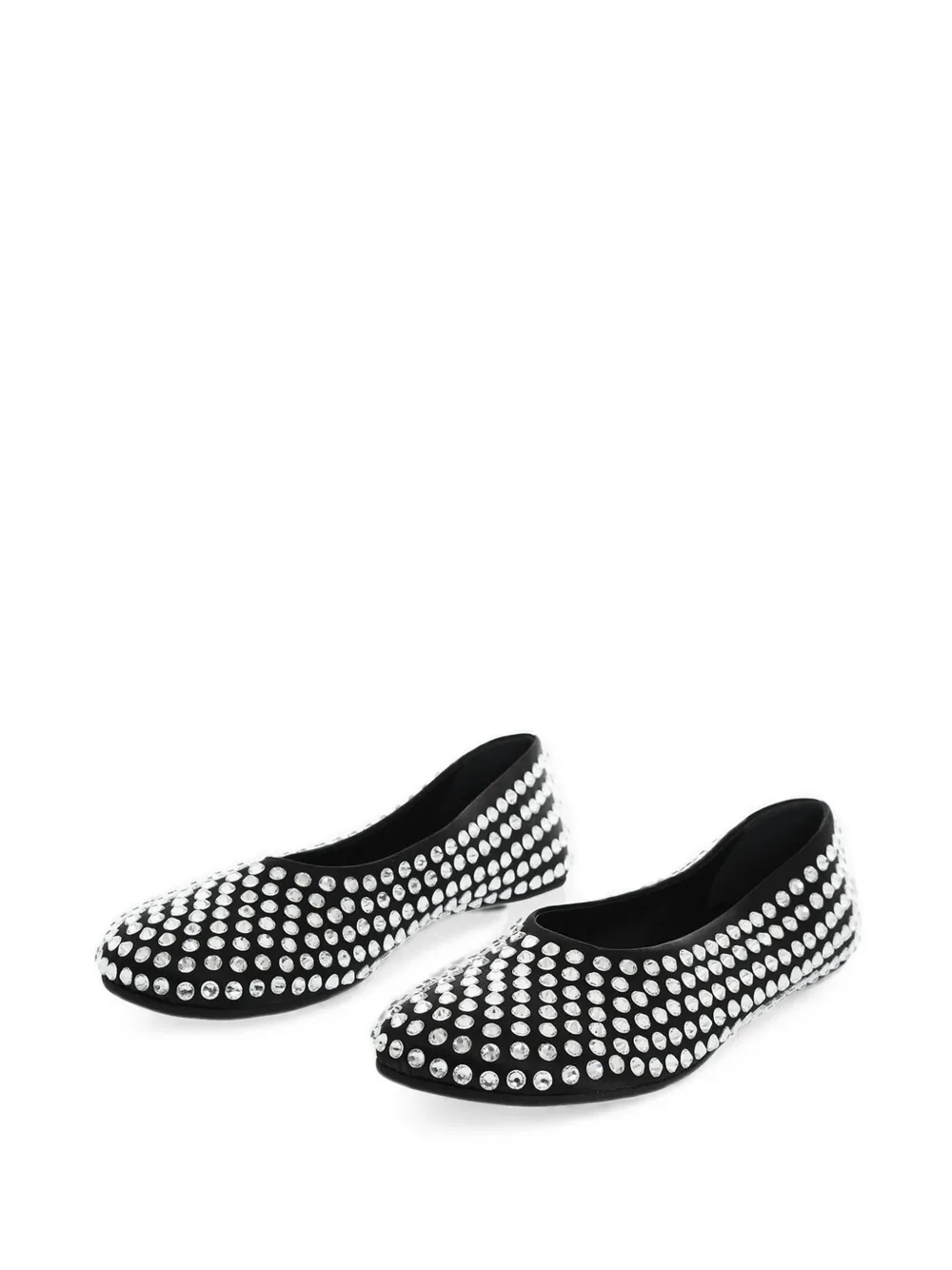 DSQUARED2 Icon verfraaide ballerina's Zwart