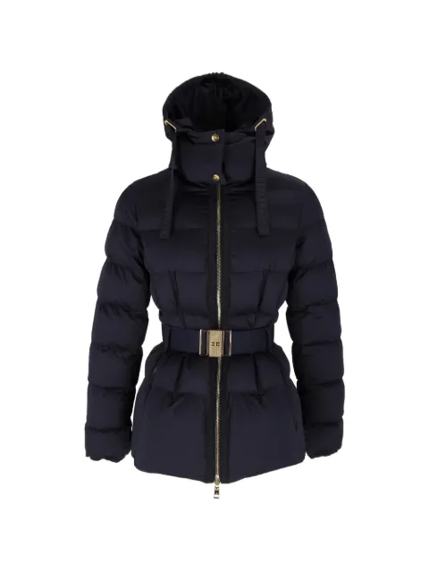 Elisabetta Franchi down jacket in voile fabric