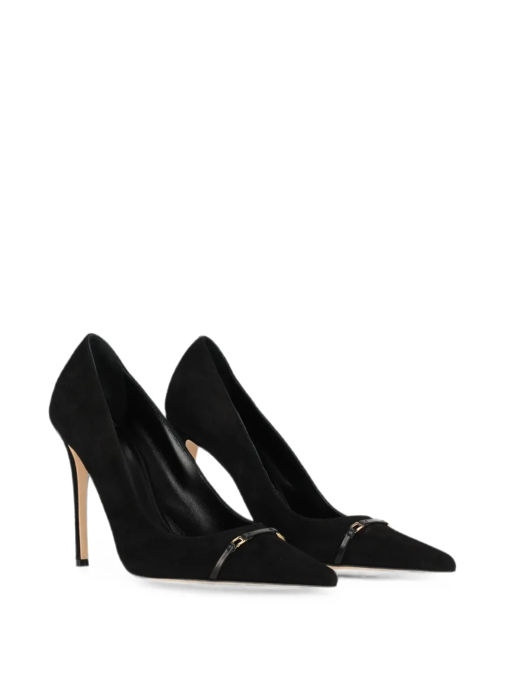 Elisabetta Franchi buckle-detail pointed-toe pumps Zwart
