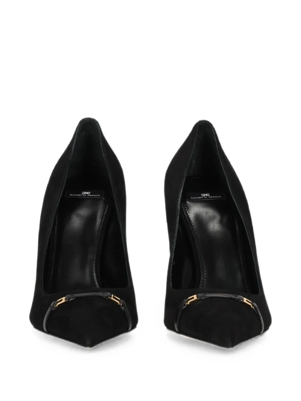 Elisabetta Franchi buckle-detail pointed-toe pumps Zwart