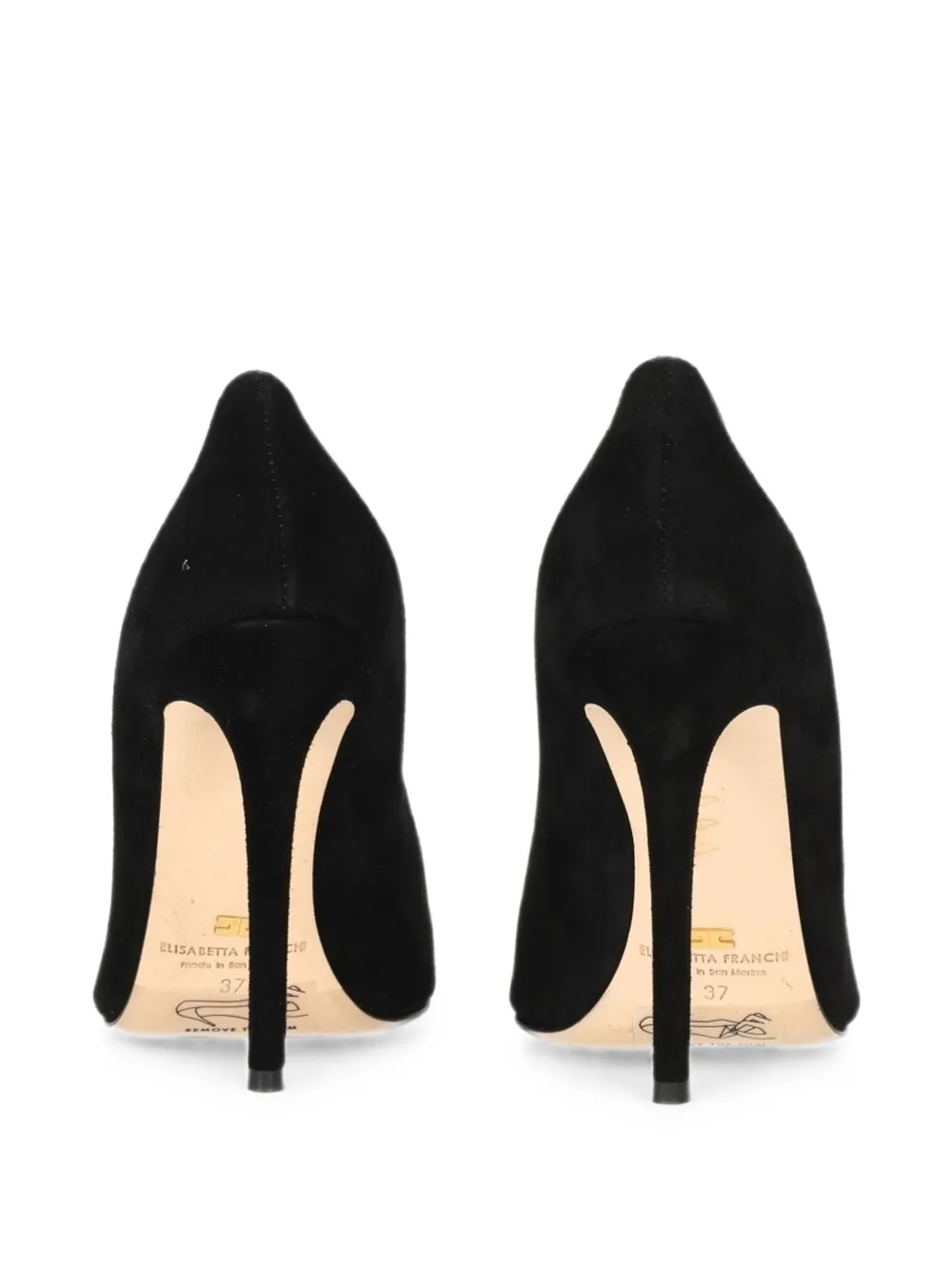 Elisabetta Franchi buckle-detail pointed-toe pumps Zwart