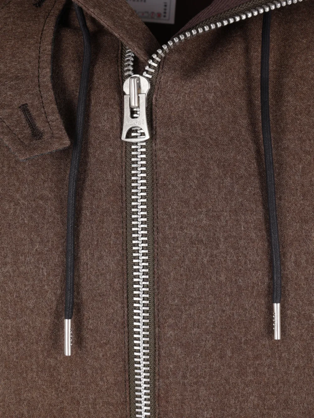 sacai hooded zip-up jacket Bruin