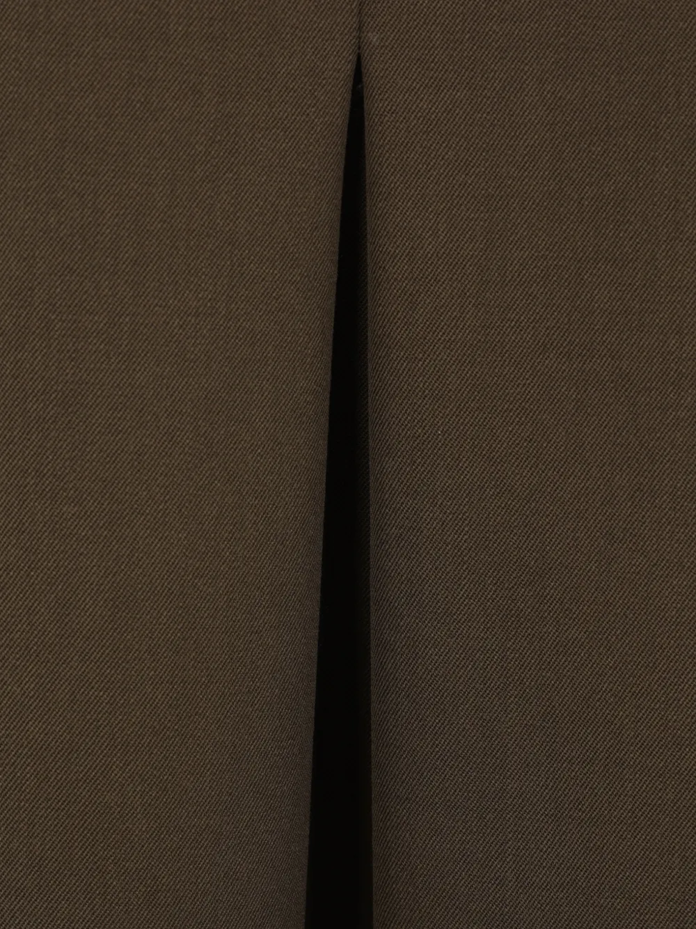 Ter Et Bantine Midi-rok met knoopsluiting en geplooid detail Groen