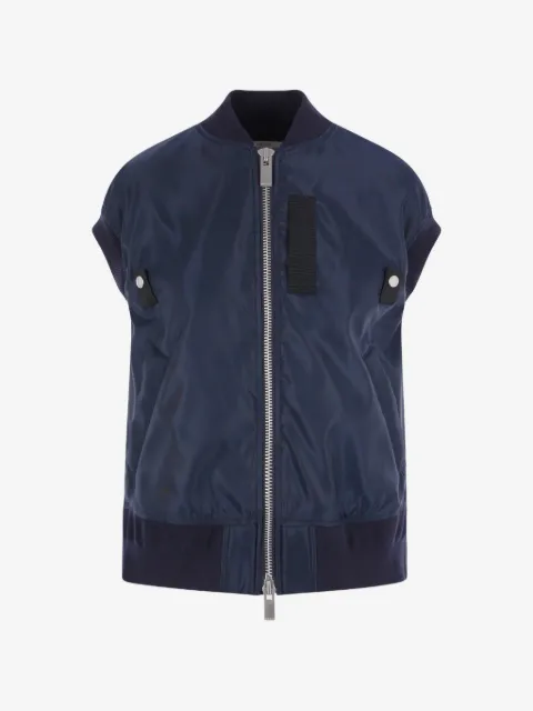 sacai chaleco con cierre