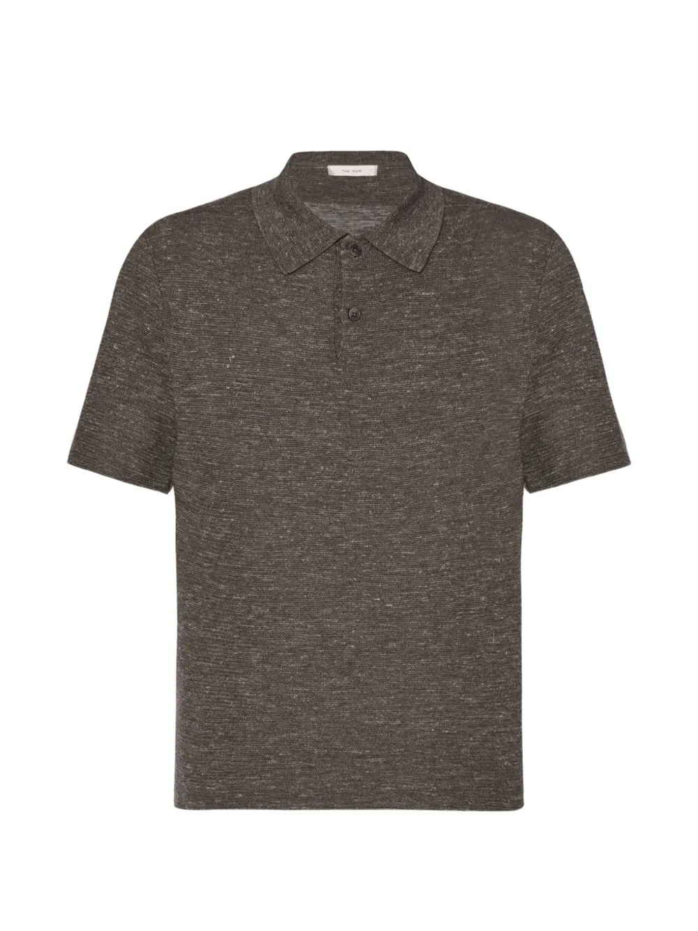 The Row Ravi Short-sleeve Polo Shirt In 褐色