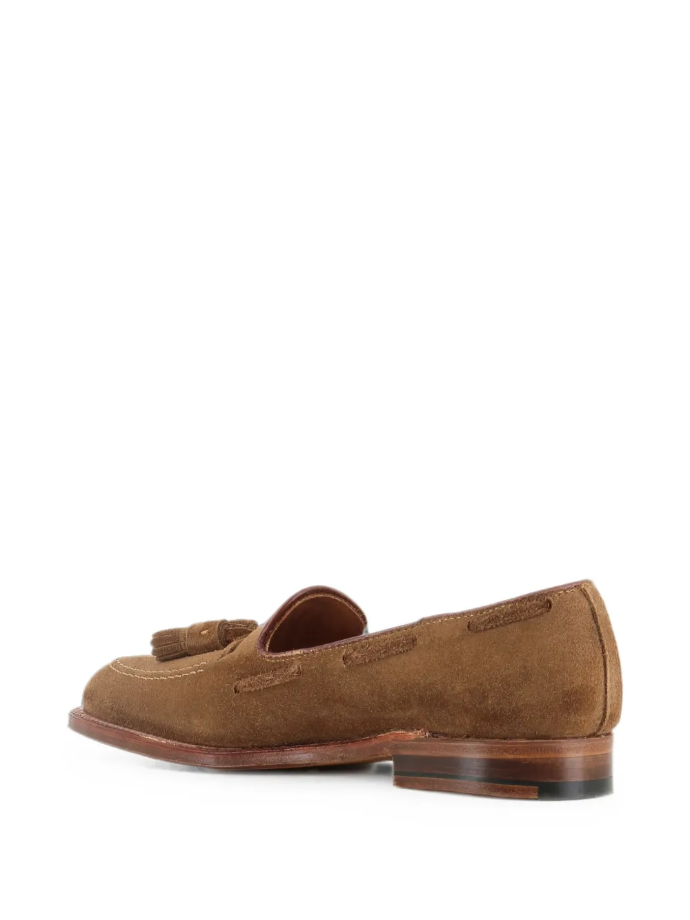 Alden tassel suede loafers Bruin