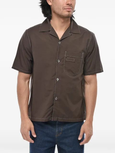 Berner Kühl contrast-stitch short-sleeve shirt