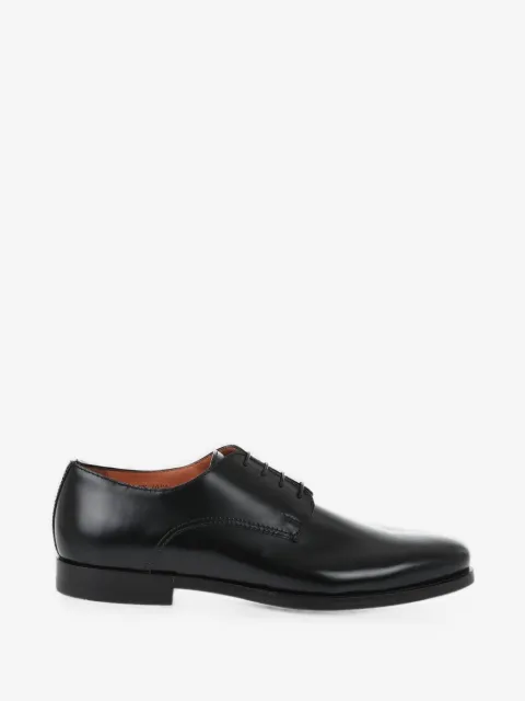 Santoni leather Derby shoes