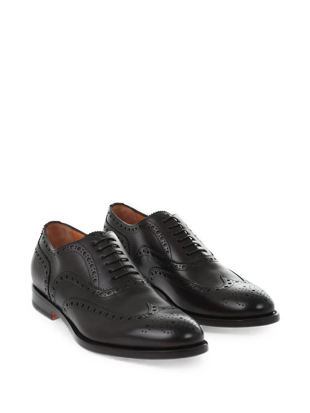 Santoni brogue-leather oxford shoes Bruin
