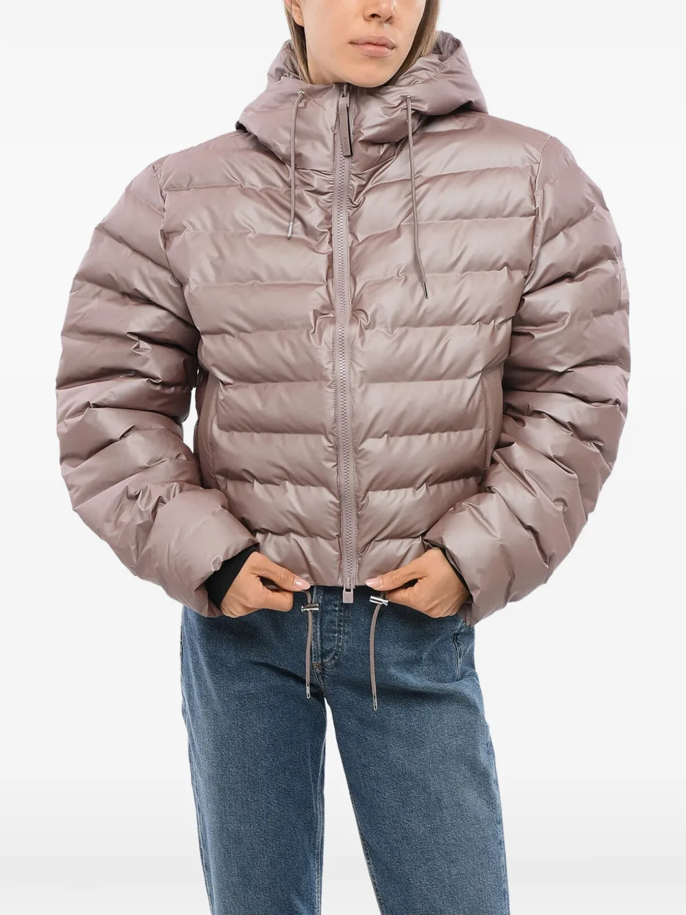 Rains Lohja quilted puffer jacket - Violett