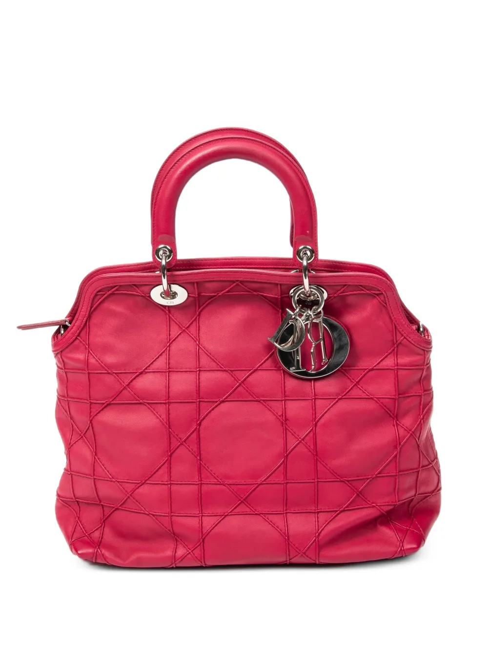 Christian Dior Pre-Owned Granville Cannage tote bag - Pink