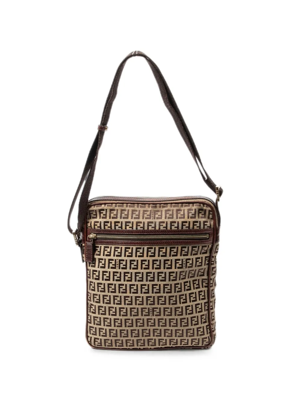 Fendi Pre-Owned Zucca print shoulder bag - Toni neutri