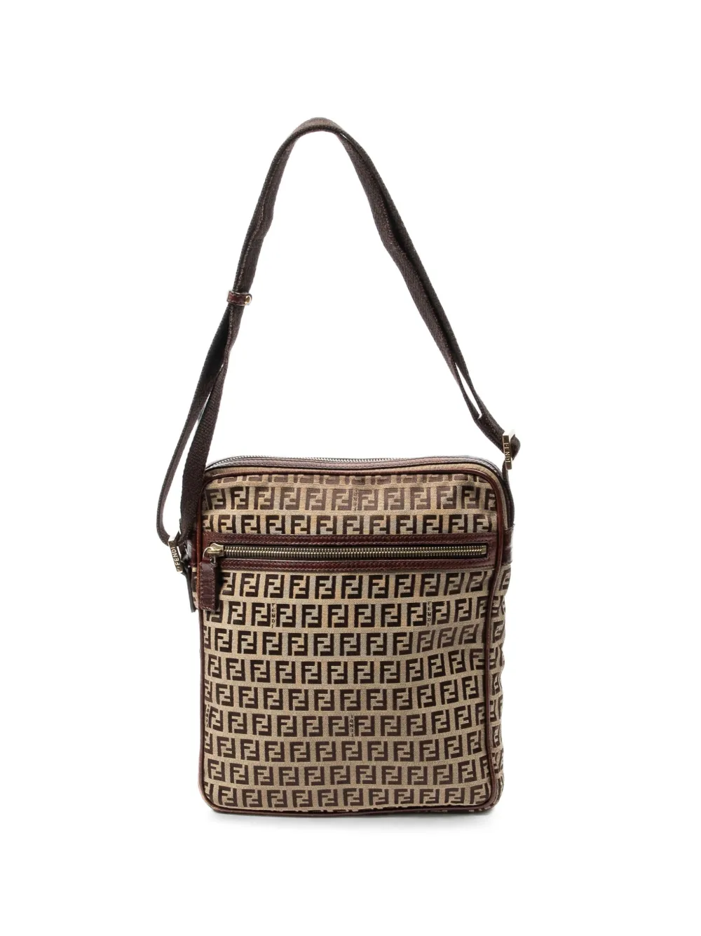 Fendi Pre-Owned Zucca print shoulder bag - Toni neutri