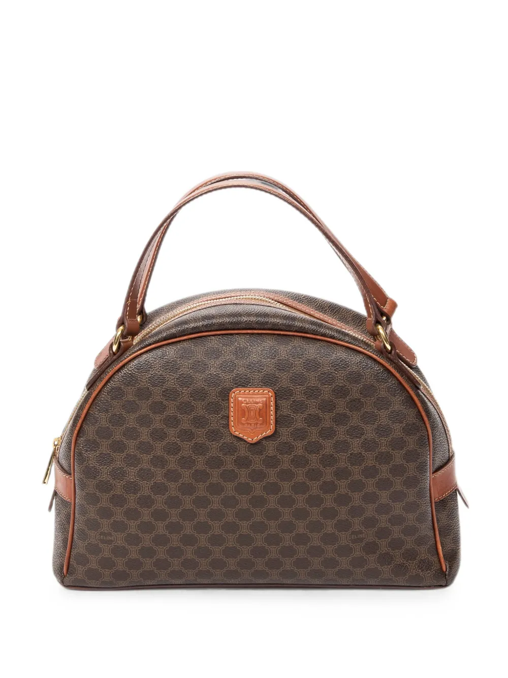 Celine Pre-Owned dome patterned tote bag - Brown