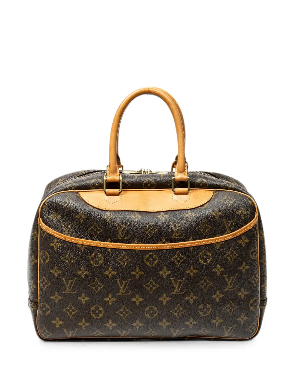Louis Vuitton Pre-Owned Deauville monogram-pattern tote bag - Marrone
