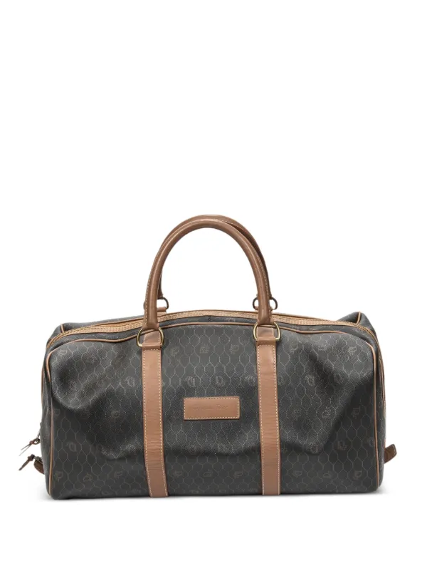 Dior Pre-owned Honeycomb-pattern Luggage in Brown