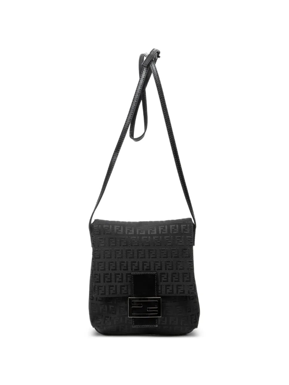 Fendi Pre-Owned monogram-pattern shoulder bag - Nero