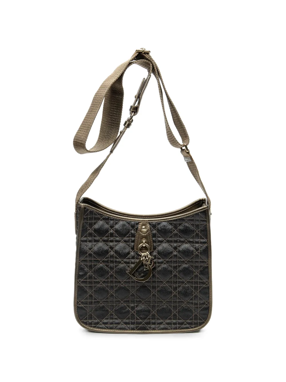 Christian Dior Pre-Owned Borsa a spalla Panarea Cannage - Nero