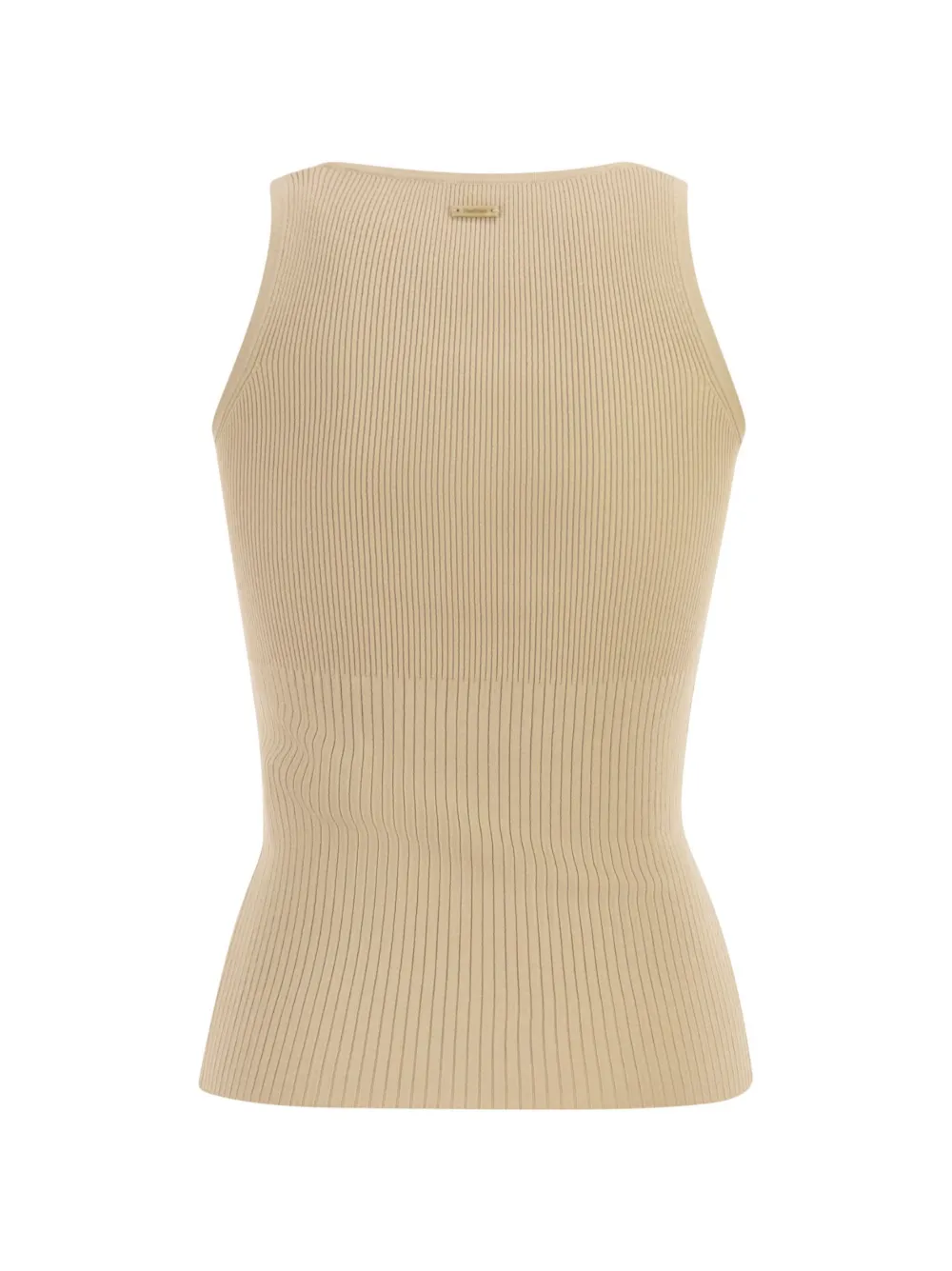 Max Mara Ghiro ribbed-knit tank top Beige
