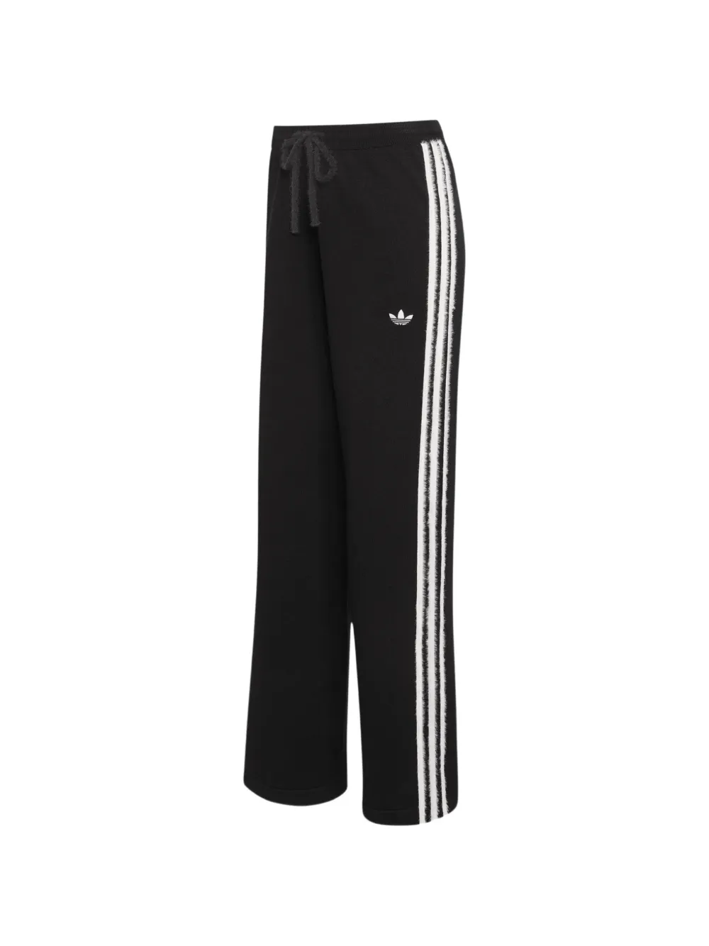 Adidas Firebird logo-embroidered side-stripe track pants Zwart