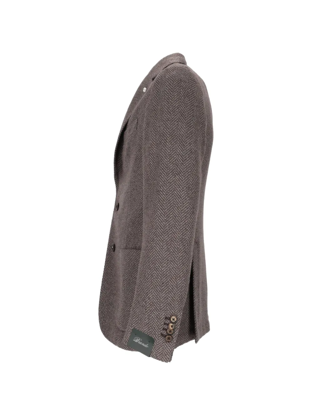 BRANDO herringbone-pattern blazer Bruin