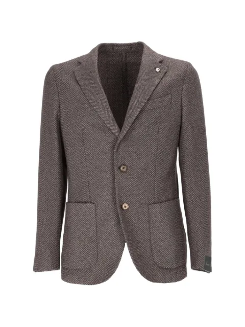 BRANDO herringbone-pattern blazer
