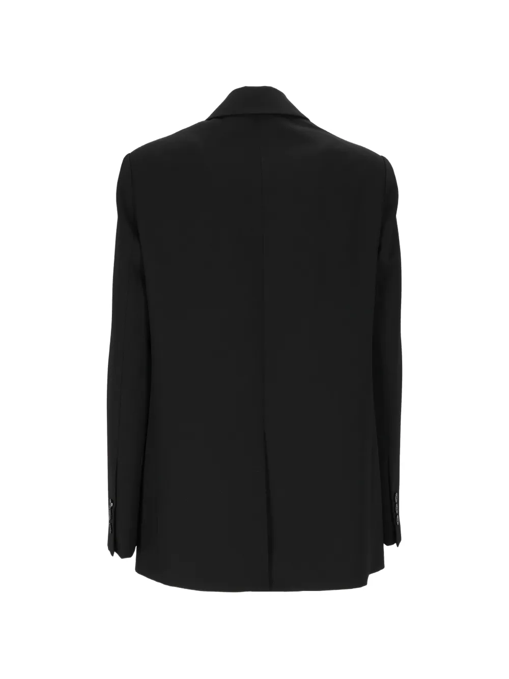 Elisabetta Franchi Blazer met enkele rij knopen en pochet Zwart