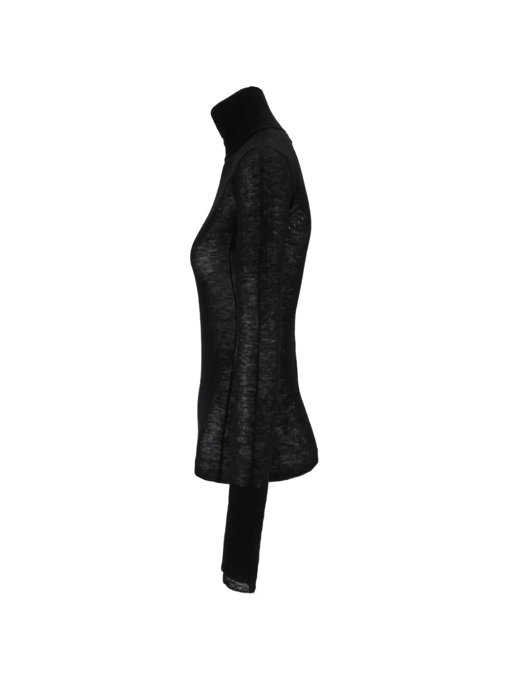 Elisabetta Franchi Wollen trui met ribbels Zwart