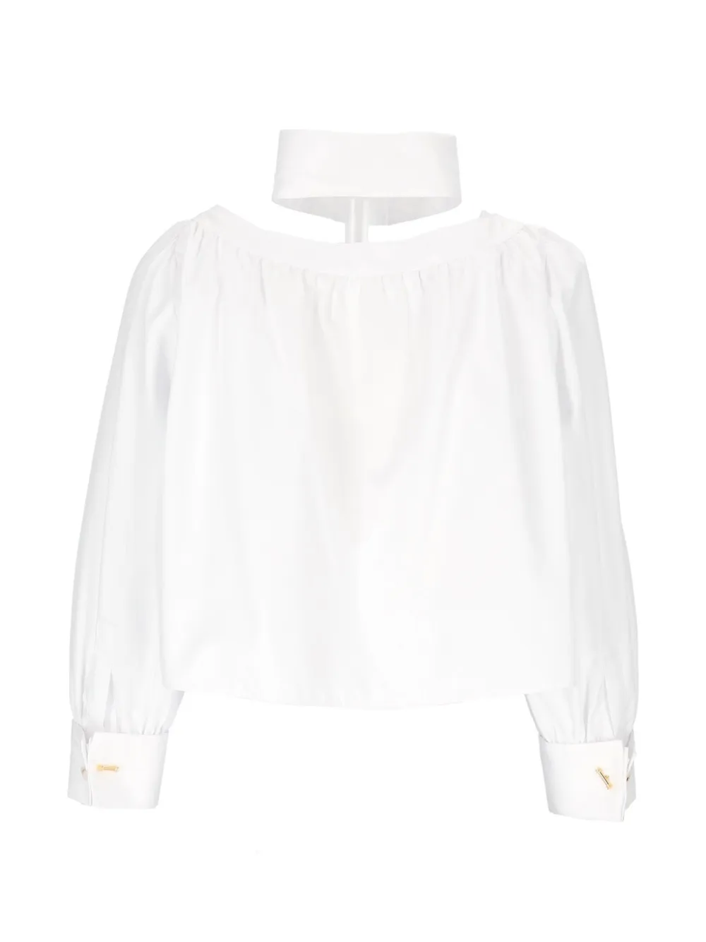 Elisabetta Franchi Blouse met lange mouwen Wit