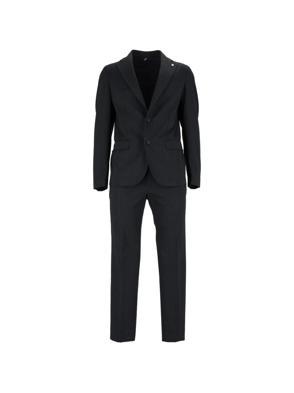 Brando Pinstripe-pattern Single-breasted Suit In Blue