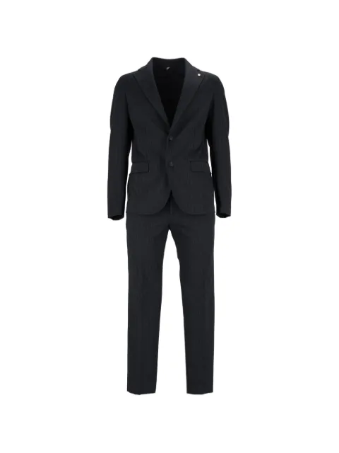 BRANDO pinstripe-pattern single-breasted suit