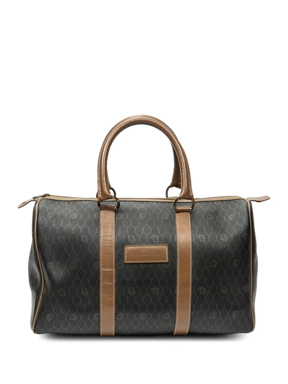 Christian Dior Pre-Owned Honey-comb Boston handbag - Grau