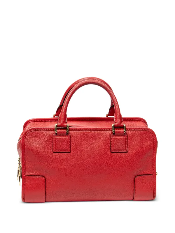 Loewe Pre-Owned 28 アマソナ ハンドバッグ | レッド | FARFETCH JP