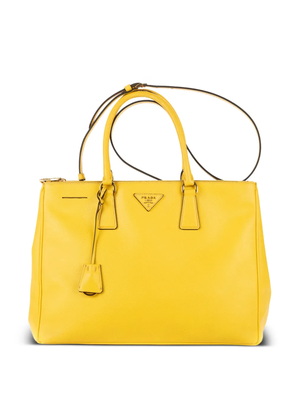 Prada Pre-Owned Galleria double-zip tote bag - Gelb
